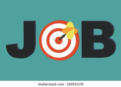 Focus Job - career counseling concept