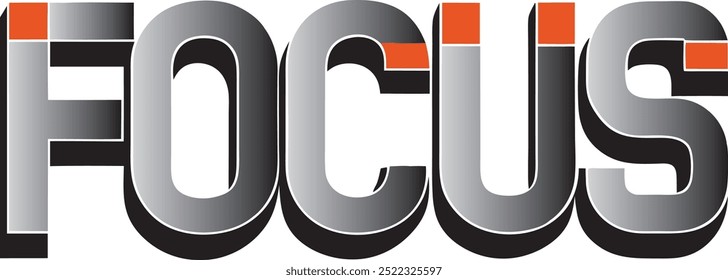focus latter vector t-shirt design