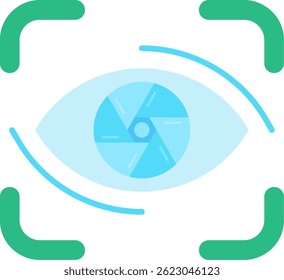 Design de ícone de vetor de linha de foco