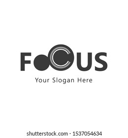  Focus Logo Icon Emblem Design Concept