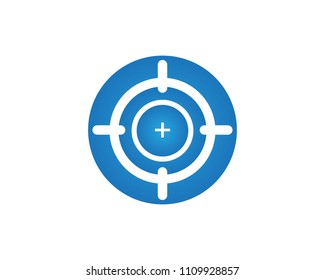 Focus Logo Template vector icon illustration design
