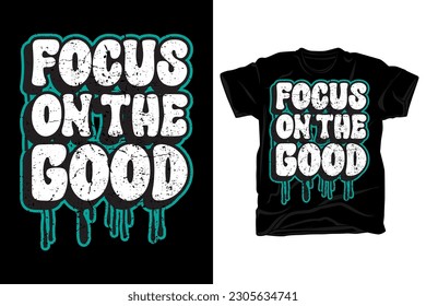 Enfoque en el buen diseño de camisetas de tipografía