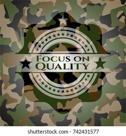 Focus on Quality on camouflaged texture