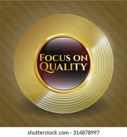Focus on Quality shiny emblem