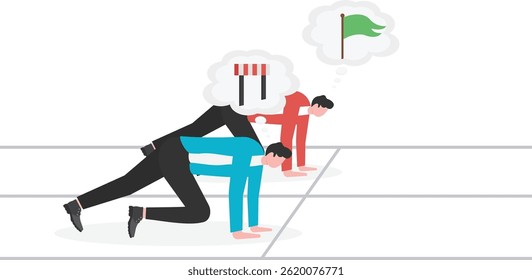 focus on target not obstacles

