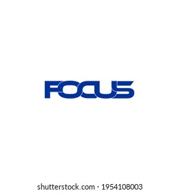 focus original monogram logo design