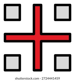 Focus scanning icon outline vector. Qr code. Phone scan color flat