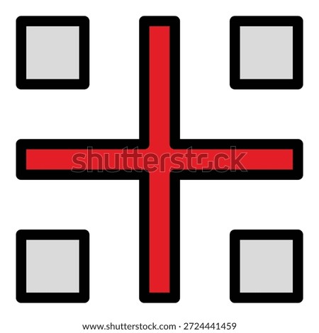Focus scanning icon outline vector. Qr code. Phone scan color flat