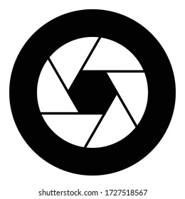 Fokussieren Sie das einfache Symbol. Flachdesign