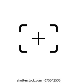 Focus Target Camera Logo Template Illustration Design. Vector EPS 10.