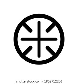 Focus target icon, eps 10