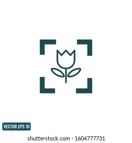 focus target icon vector logo template design element