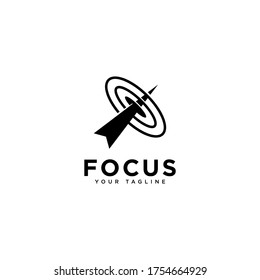 Focus Target Logo Design Template