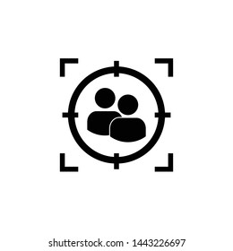 Focus Target Shoot Icon Vector Design Symbol Illustration