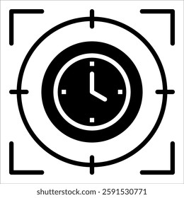 Focus Timer Icon Element For Design