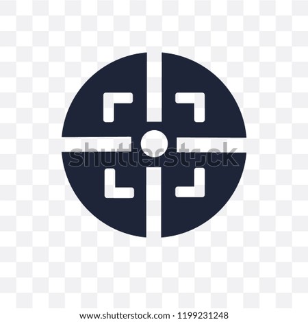 Focus transparent icon. Focus symbol design from Startup collection. Simple element vector illustration on transparent background.