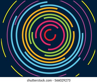 focus vector background with spiral texture