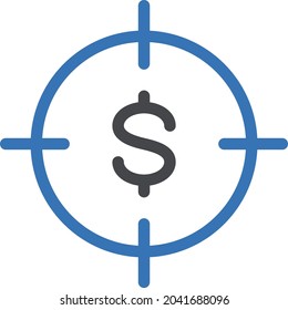 Konzentriertes Vektorsymbol
