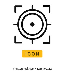 Focus vector icon