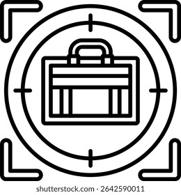 Focus vector icon. Can be used for printing, mobile and web applications.