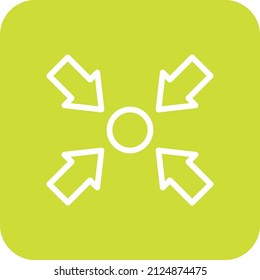 Ilustración de diseño de iconos del vector de enfoque