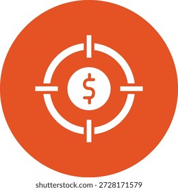 Ilustração de design de ícone de vetor de foco