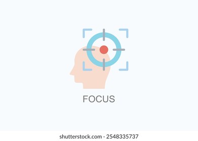 Focus Vector Icon Or Logo Illustration