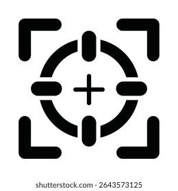 Focus Vector Icon which can easily modify or edit

