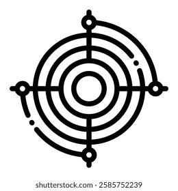 Focus vector illustration icon for your business needs
