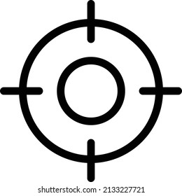 focus vector illustration isolated on a transparent background. stroke vector icons for concept or web graphics.
