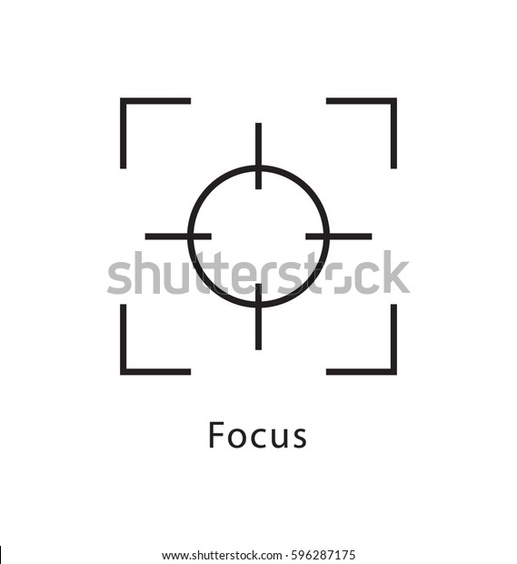 Focus Vector Line\
Icon