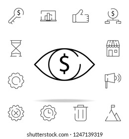 focus, view, vision icon. stratup icons universal set for web and mobile