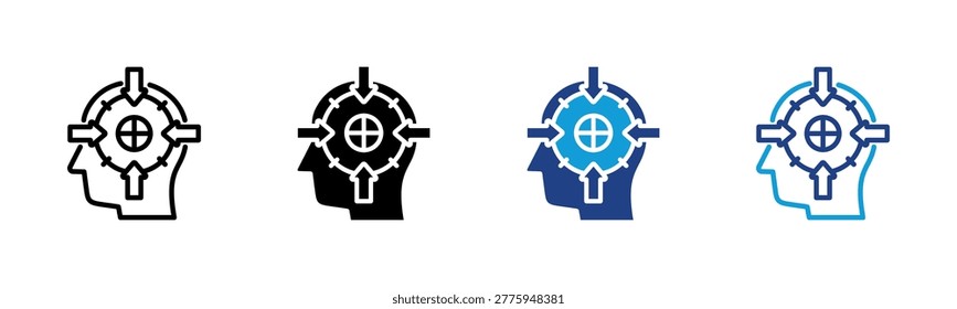 Focus Web icon with multiple style collection