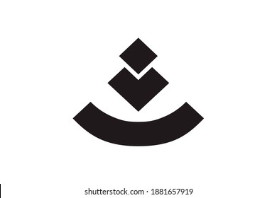 Foco, zen, simple, atento. Dibujo de yoga aislado en el fondo. Impresión creativa, elemento de diseño de camisetas. Concepto de equilibrio, armonía y bienestar