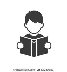 Focused Child Reading a Book Illustrating Early Literacy and Storytelling Importance