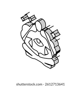 focused meditation yoga isometric icon vector. focused meditation yoga sign. isolated symbol illustration