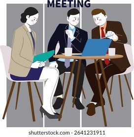 A focused meeting, where ideas flow freely and solutions emerge.