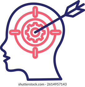Focusing Icon Color Vector Illustration