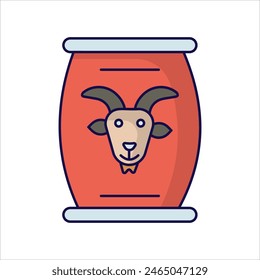 fodder icon with white background vector stock illustration