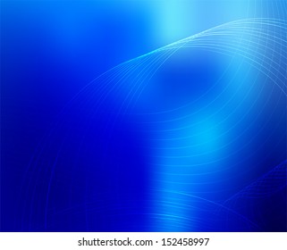 fog abstract background with blue wave