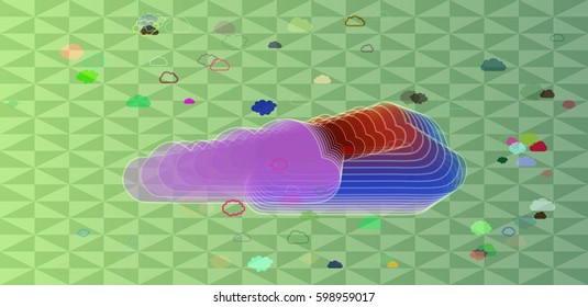 fog background icon