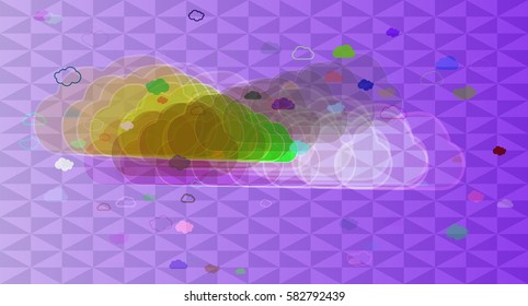 fog background pattern