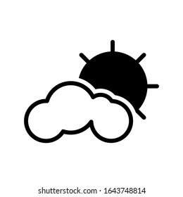 fog day icon design vector template