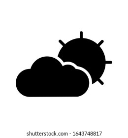 fog day icon design vector template