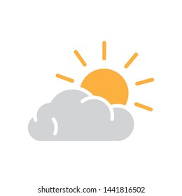 fog day icon vector design template