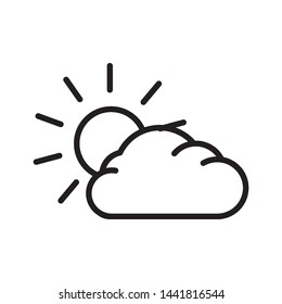 fog day icon vector design template