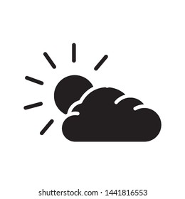 fog day icon vector design template
