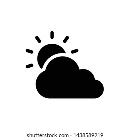Fog Day Vector Icon Design Template