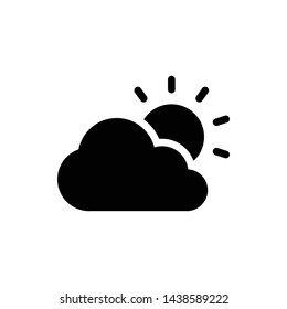 Fog Day Vector Icon Design Template