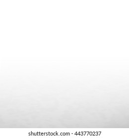 Fog with gray water sea surface, black and white perspetive landscape, soft grayscale vector background illustration